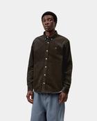 L/S Madison Cord Shirt - Tobacco