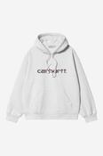 Hooded Carhartt Sweat-Ash Heather / Cozy Purple