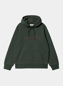 Hooded Carhartt Sweat-Dark Scarab / Palisander image