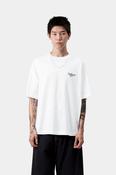 Short Sleeve Signature Script T-Shirt-White / Black image