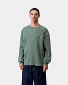 L/S Vista Waffle T-Shirt - Dark Scarab