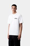 S/S University Script T-Shirt-White / Black image