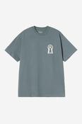 Short Sleeve Locked T-Shirt-Cozy Blue