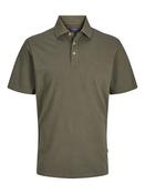 William Wash Short Sleeve Polo-Olive Night image