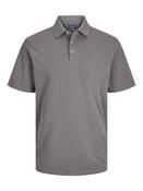 William Wash Short Sleeve Polo-Charcoal Gray image