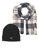 Frost Dna Beanie And Scarf Giftbox-Navy