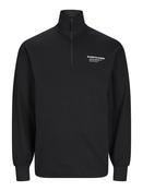 Aero Sweat Half Zip-Black