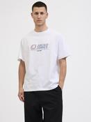 Tier Front Print Bright White Tee image