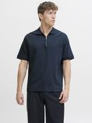 Walker Black Iris Zip Polo