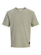 Fusion Waffle Branded Crew Neck Tee - Vetiver image
