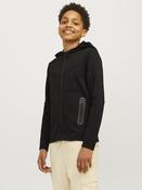 Fusion Sweat Zip Hood Junior-Black
