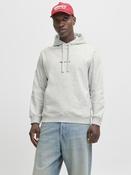 Norrebro Embroidered Hoodie-White Melange