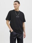 Norrebro Embroidered Tee-Black