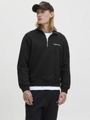 Norrebro Emb Sweat High Neck-Black