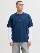 Club Back Print T-Shirt-Poseidon