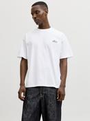 Dust Script T-Shirt-Bright White