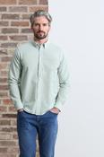 Jagger Green Melange Oxford Shirt image