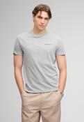 Essential Company Logo Tee - Sleet Grey Marl/Green