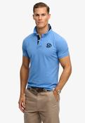 Pique Monogram Polo-Deep Blue Wave/eclipse Navy image