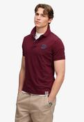 Pique Monogram Polo - Port Burgundy