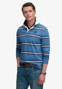 Vintage Athletic Stripe Rugby-Blue Stripe