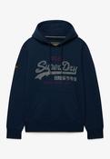 Vintage Logo Heritage Relaxed Hood - Deep Sea Blue Marl