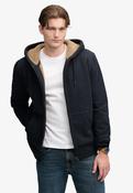 Borg Lined Ziphood - Eclipse Navy image