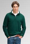 Essential Serif Logo Half Zip - Varsity Green