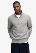 Essential Serif Logo Half Zip - Dark Vintage Grey Marl image