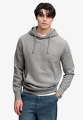 Essential Sdco Logo Hoodie - Dark Vintage Grey Marl