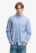 Preppy Oxford Long Sleeve Shirt - Broker Blue Stripe