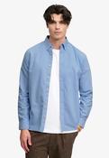 Preppy Oxford Long Sleeve Shirt - Sky Blue Chambray