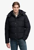 Premium Hood Puffer Jacket - Black image