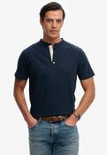 Classic Cotton Linen Ss Grandad-Nordic Chrome Navy image