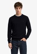 Essential Lightweight Wool Blend Jumper - Deepest Navy