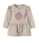 Nilda Sweat Dress-Peyote Melange