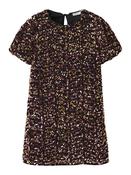 Runica Short Sleeve Tunic-Gold Colour