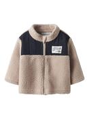 Svend Teddy Cardigan-Mushroom