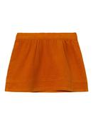 Mia Loose Cord Short Skirt - Inca Gold