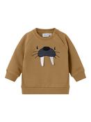 Solar Long Sleeve Sweat-Bone Brown image