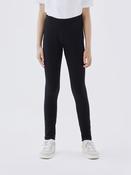 Davina Black Solid Leggings
