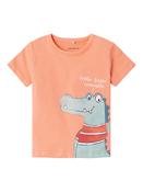 Juman Short Sleeve Top-Papaya Punch image
