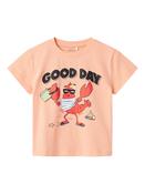 Fish Short Sleeve Top-Peach Pearl image
