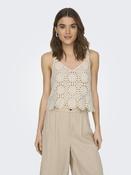 Yvonne Sleeveless Strap Top-Birch image