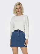 Sitta Long Sleeve 2-Way Twist O-Neck Sweatshirt-Cloud Dancer image