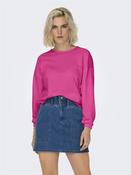 Sitta Long Sleeve 2-Way Twist O-Neck Sweatshirt-Raspberry Rose image