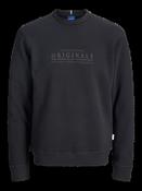 Catskills Minimal Sweat Crew Neck-Black