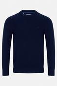 Quinn Navy O Neck Knit
