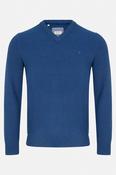 Quinn Indigo V Neck Knit