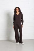Relax &amp; Renew Wren Chocolate Brown Joggers image
